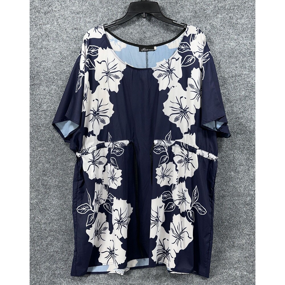 Flnn Fashion Vogue Top Womens Size XL Shirt Short Sleeve Tie Waist Boat Neck